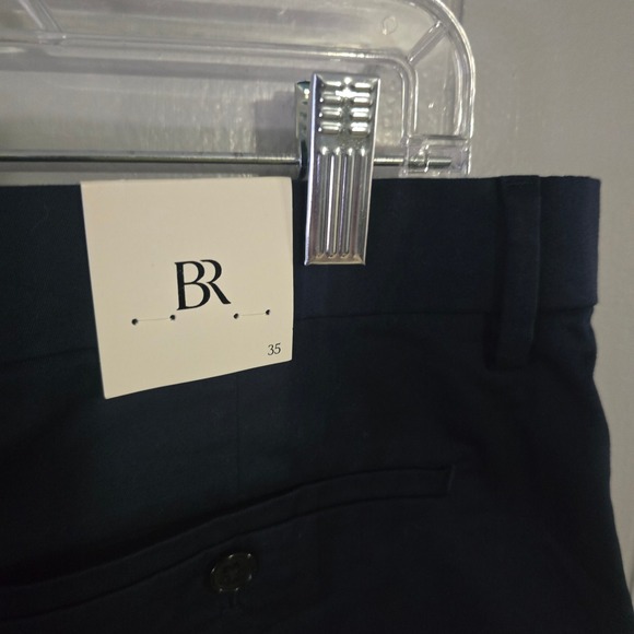 Banana Republic Mens 35 Core Temp Shorts Navy Blue 9" Inseam Performance NWT - Picture 3 of 9